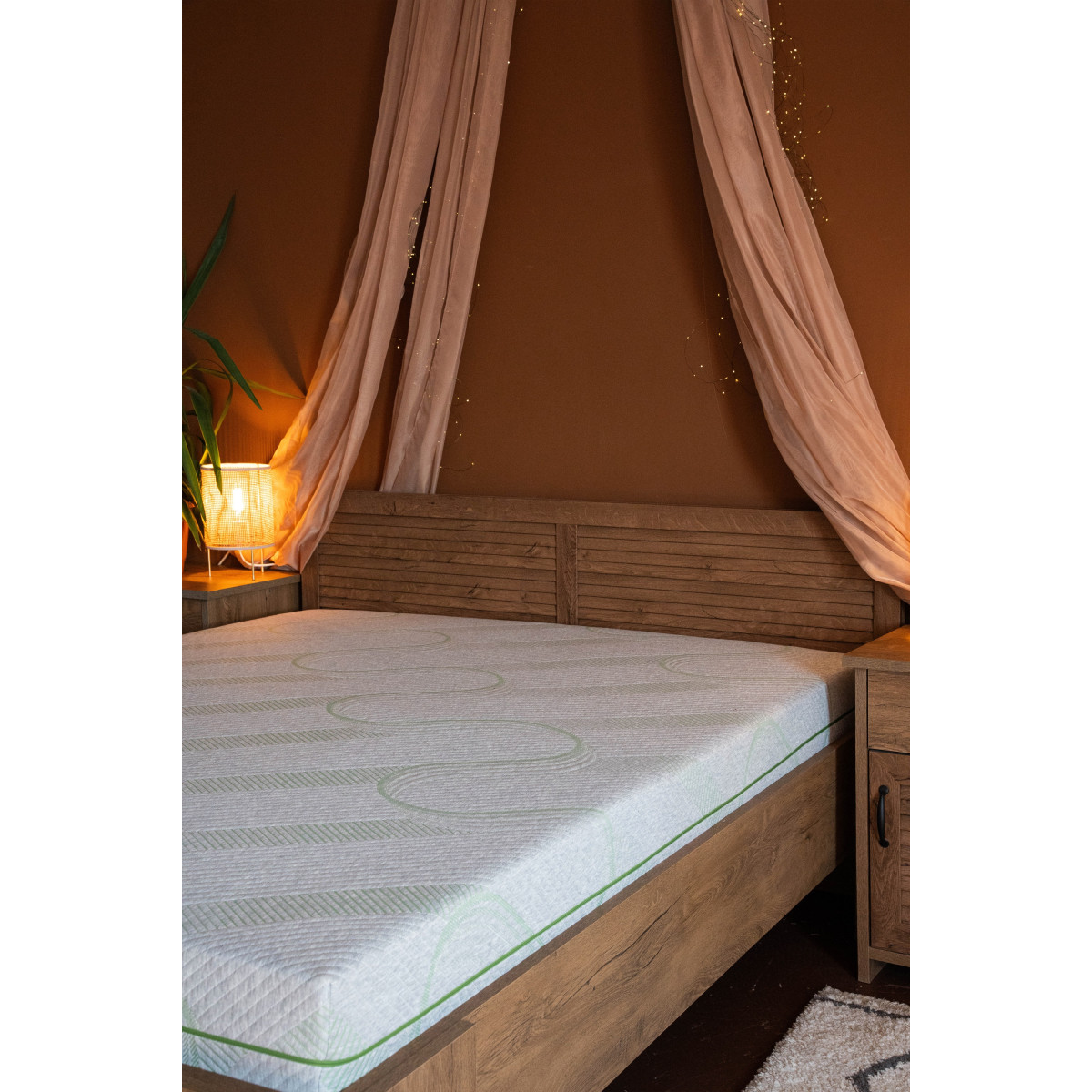 Пружинний ортопедичний матрац Usleep PhytoLife Organic Linen 160x200