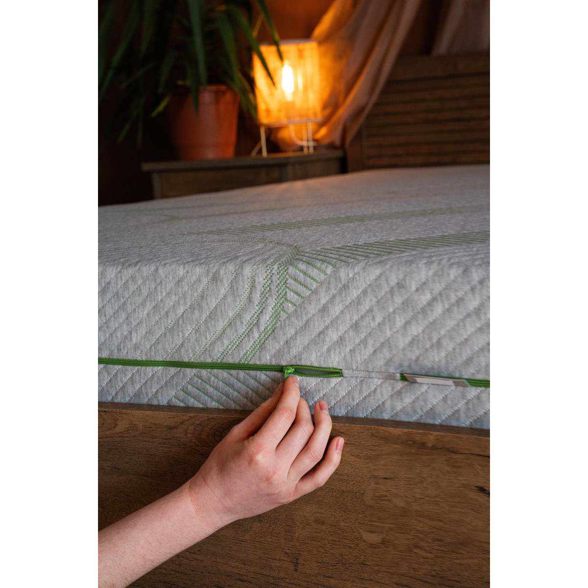 Пружинний ортопедичний матрац Usleep PhytoLife Organic Linen 160x200