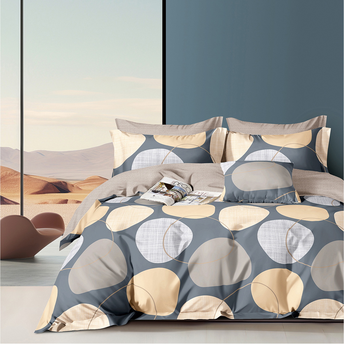 Комплект постельного белья Viluta Двуспальный Сатин Twill 756
