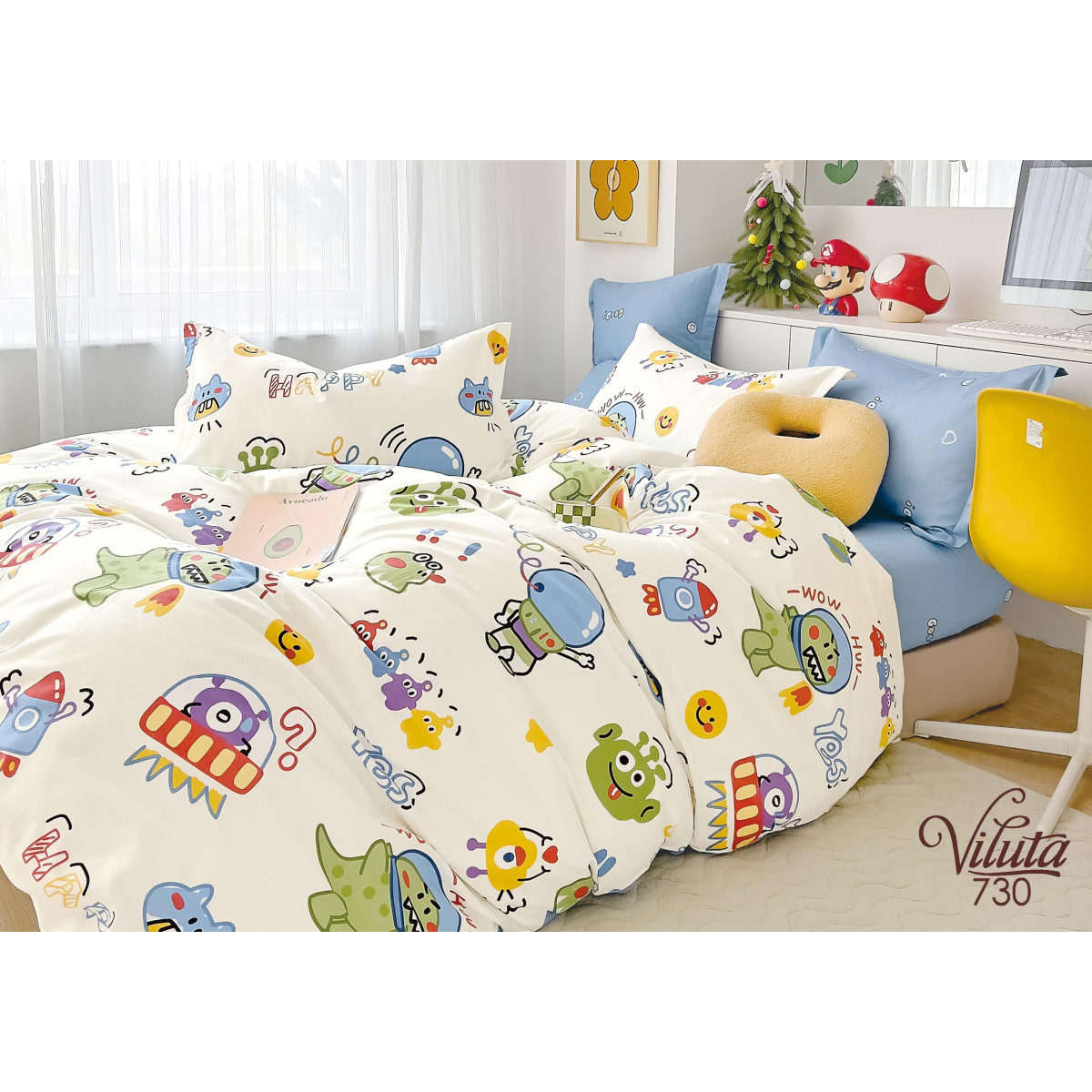 Комплект постельного белья Viluta Подростковый Сатин Twill 730