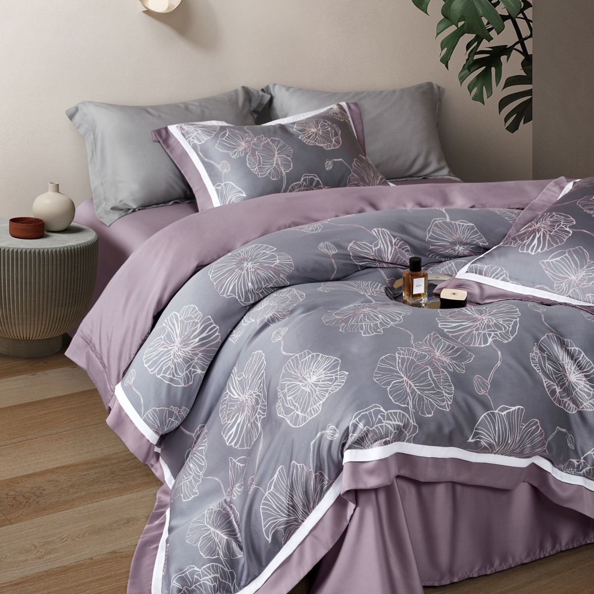 Комплект постельного белья Viluta Евро Tencel (Тенсел) Т-07