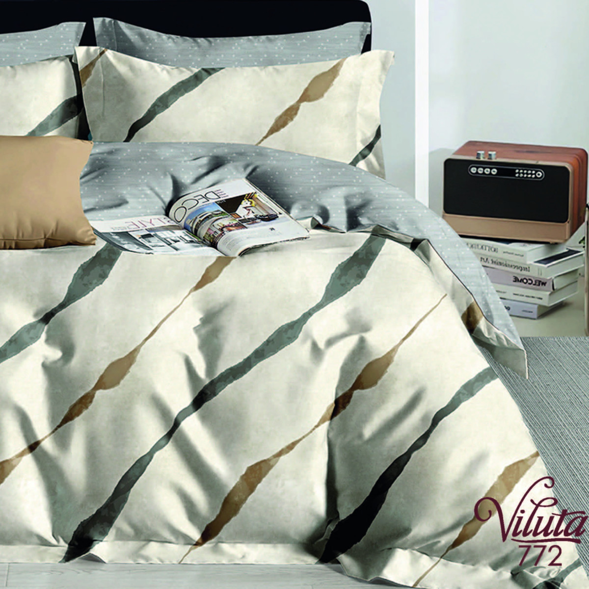 Комплект постельного белья Viluta Семейный Сатин Twill 772
