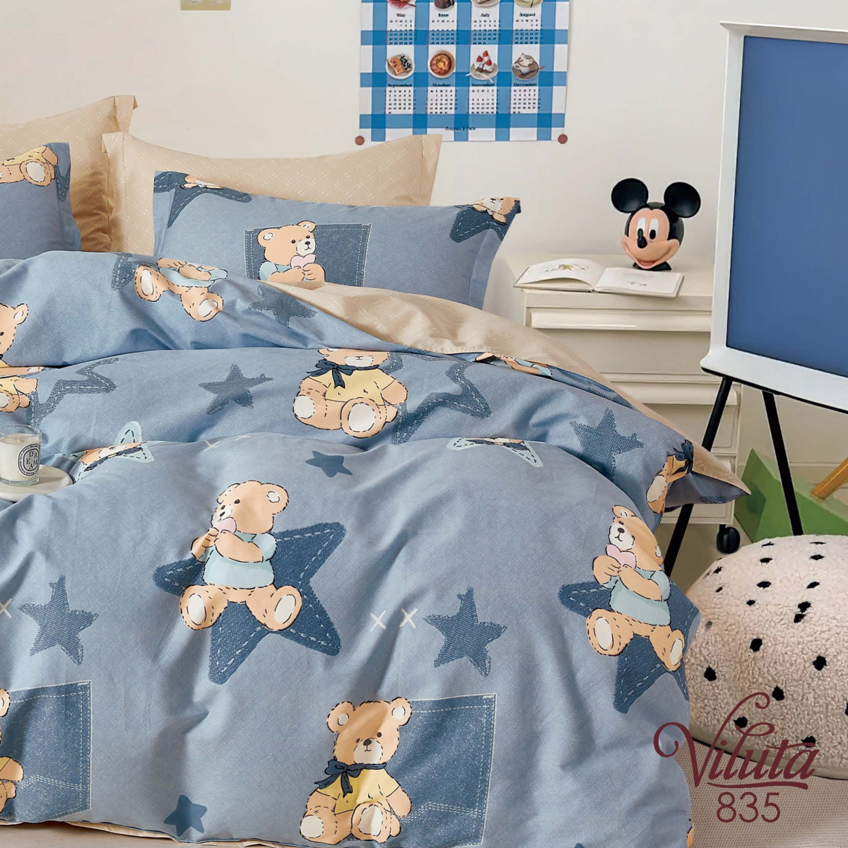 Комплект постельного белья Viluta Подростковый Сатин Twill 835