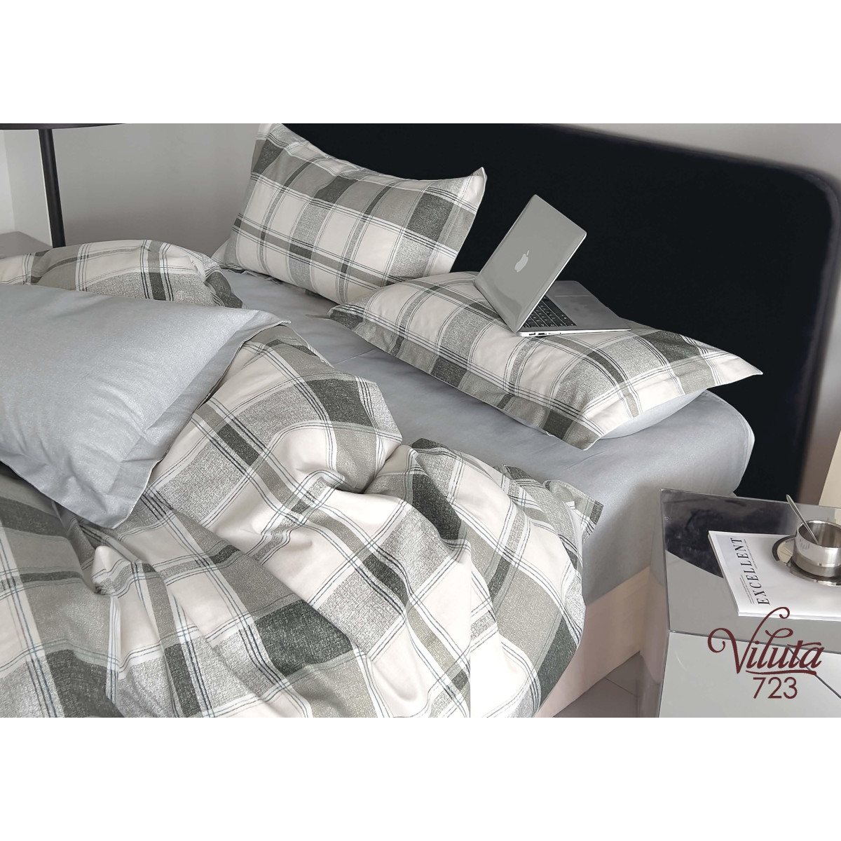 Комплект постельного белья Viluta Полуторный Сатин Twill 723