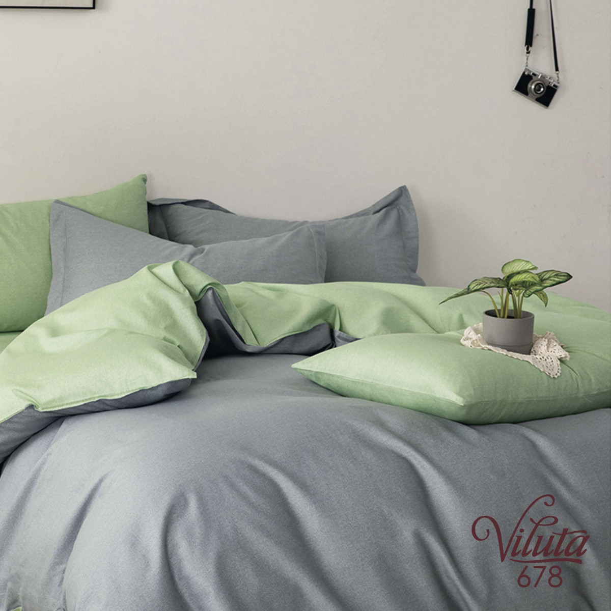 Комплект постельного белья Viluta Двуспальный Сатин Twill 678