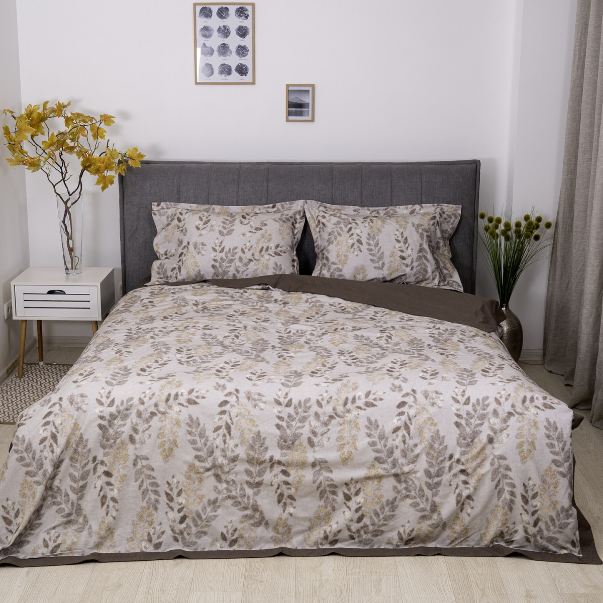 Комплект постільної білизни Viluta Євро Brushed Warm Cotton W-07