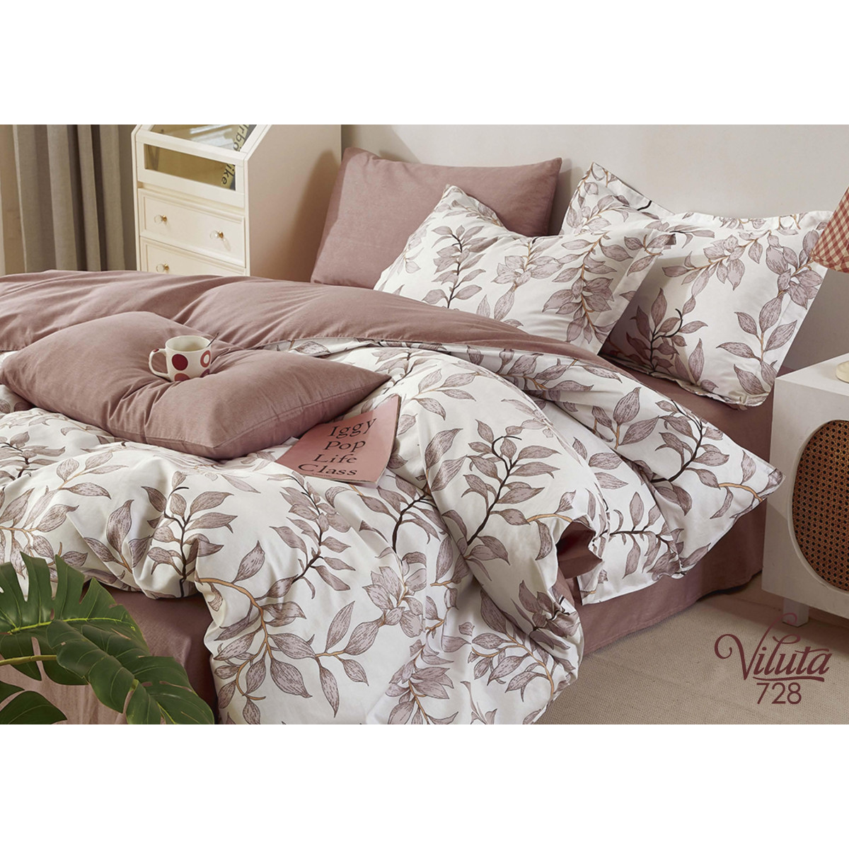 Комплект постельного белья Viluta Полуторный Сатин Twill 728