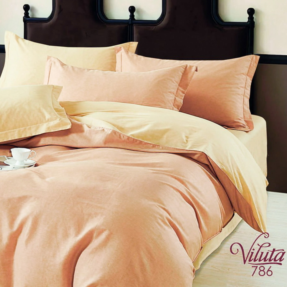 Комплект постельного белья Viluta Двуспальный Сатин Twill 786