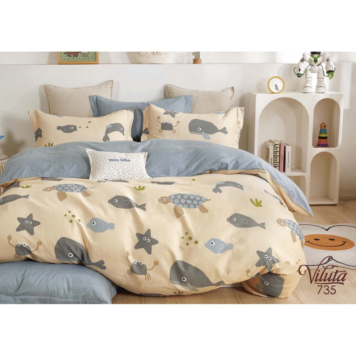 Комплект постельного белья Viluta Подростковый Сатин Twill 735
