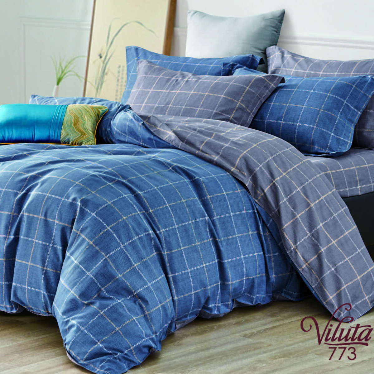 Комплект постельного белья Viluta Двуспальный Сатин Twill 773