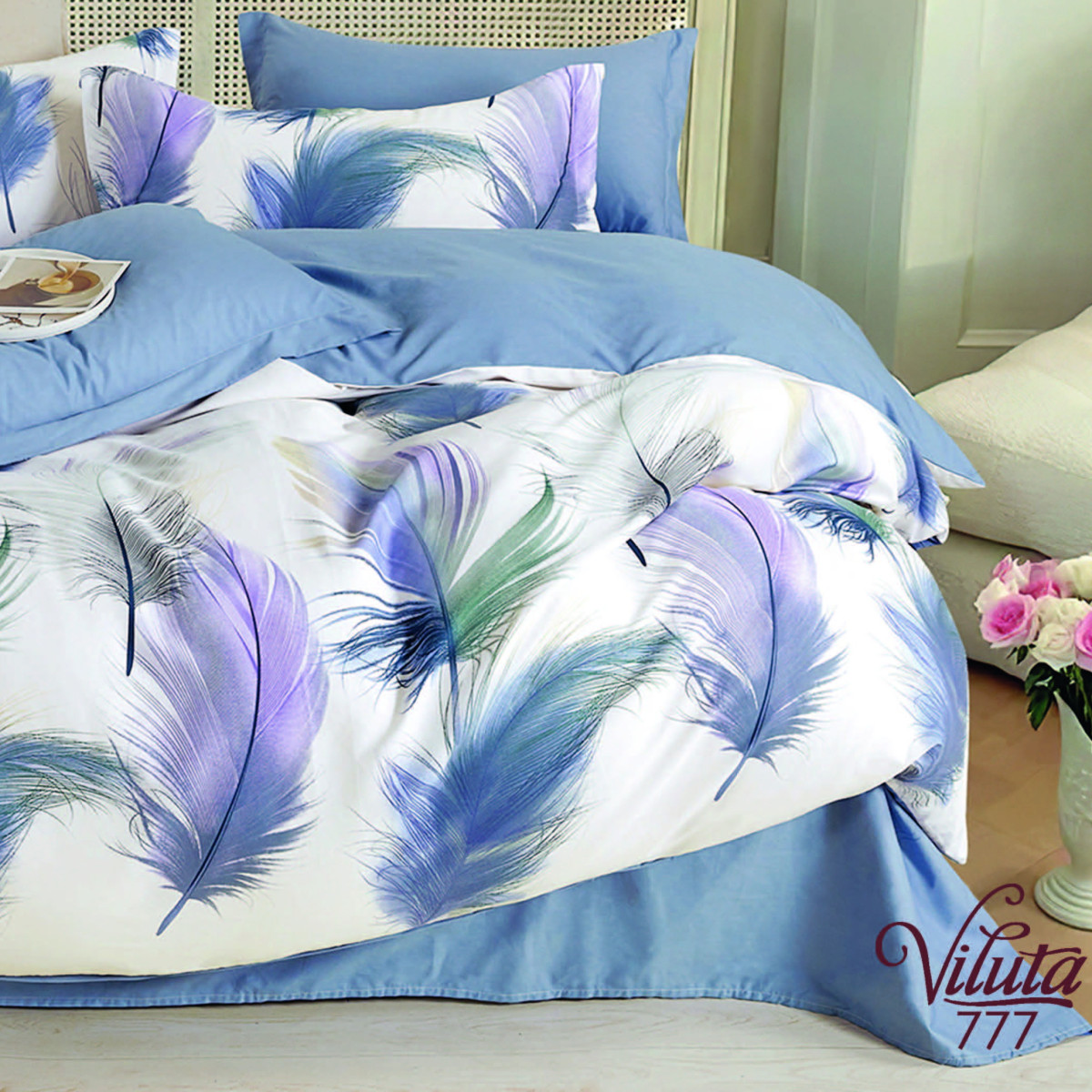 Комплект постельного белья Viluta Двуспальный Сатин Twill 777