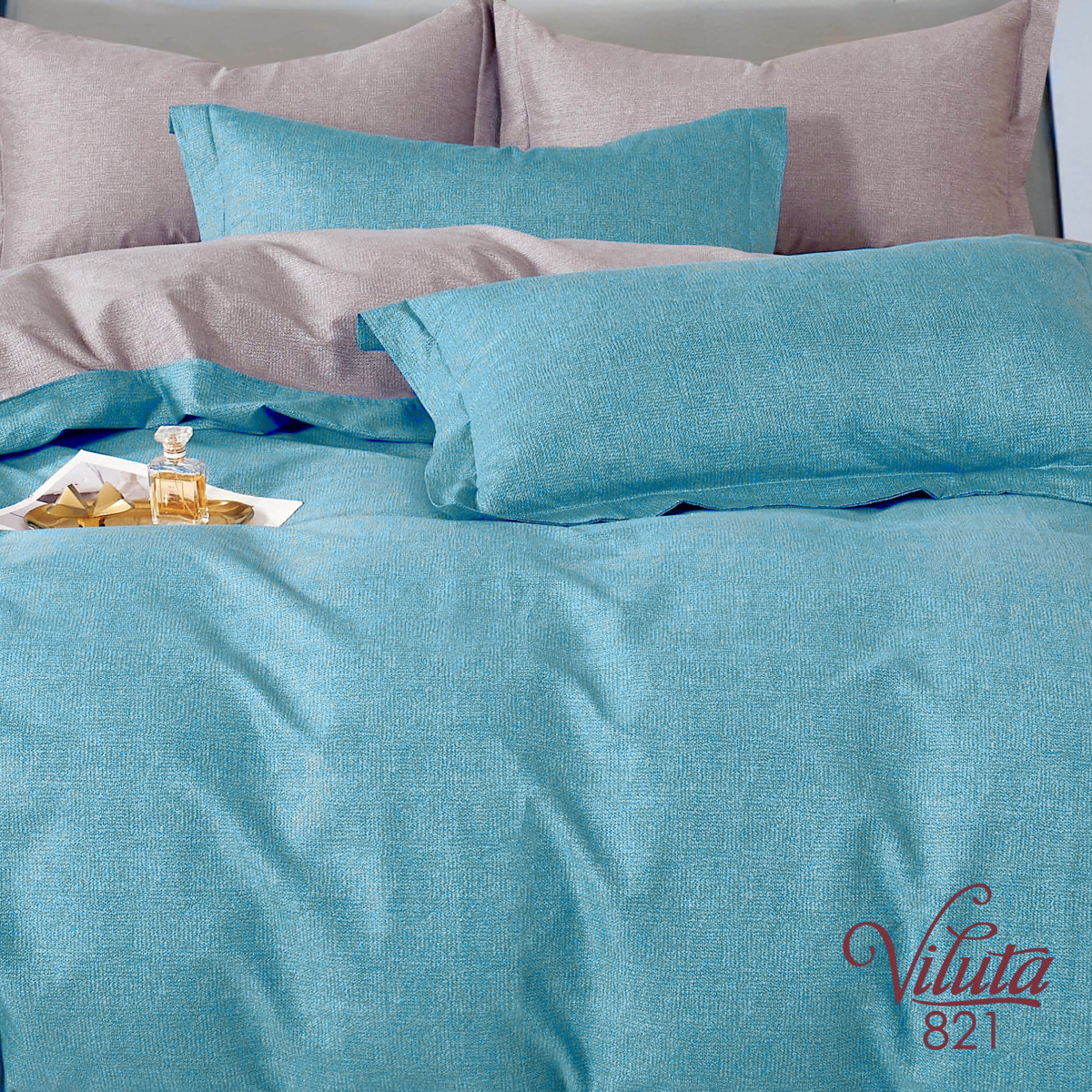 Комплект постельного белья Viluta Двуспальный Сатин Twill 821