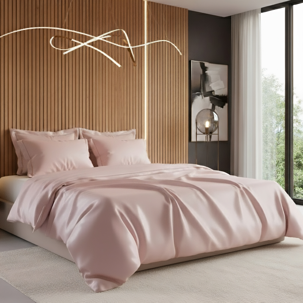 Комплект постельного белья Viluta Евро Tencel (Тенсел) Т-15B