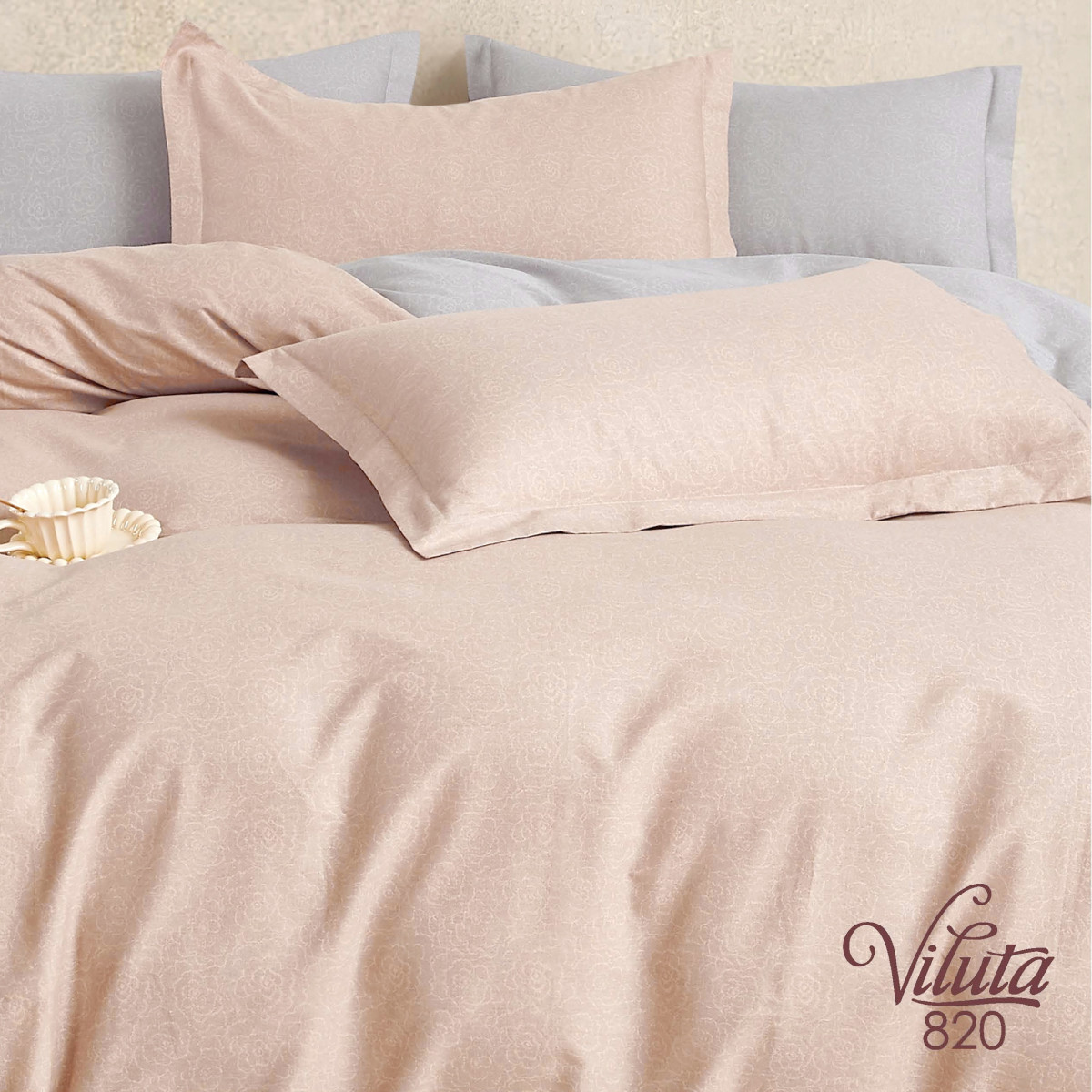 Комплект постельного белья Viluta Двуспальный Сатин Twill 820