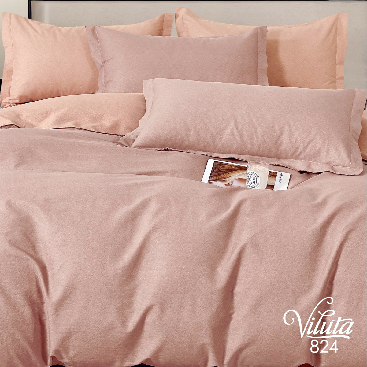 Комплект постельного белья Viluta Двуспальный Сатин Twill 824