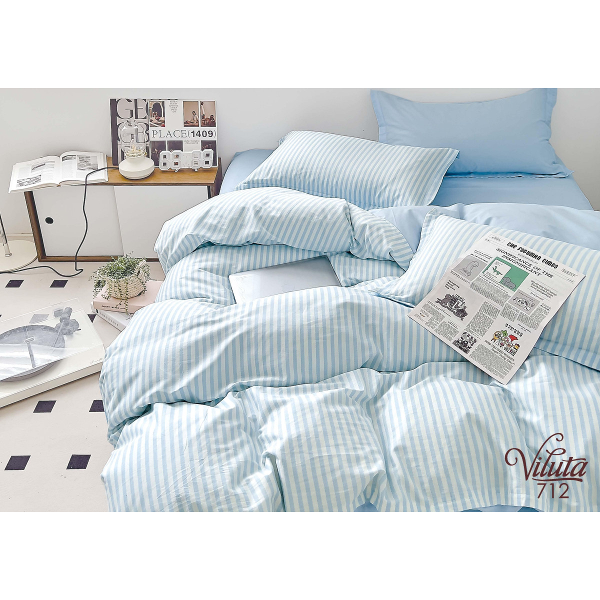 Комплект постельного белья Viluta Двуспальный Сатин Twill 712