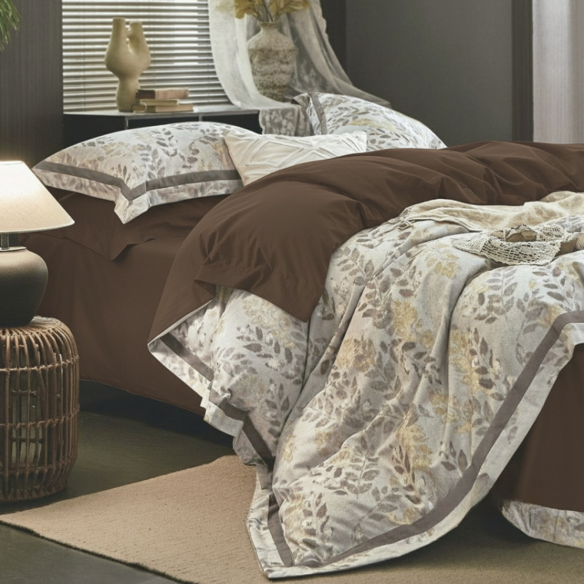 Комплект постільної білизни Viluta Євро Brushed Warm Cotton W-07