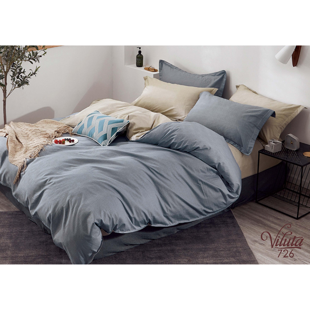 Комплект постельного белья Viluta Полуторный Сатин Twill 726