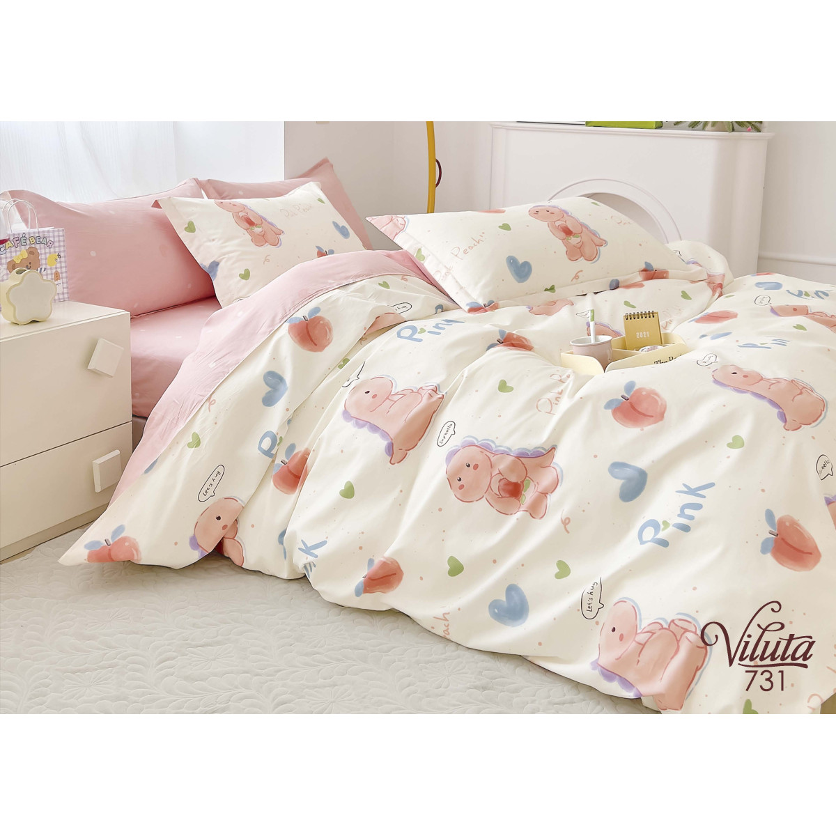 Комплект постельного белья Viluta Подростковый Сатин Twill 731