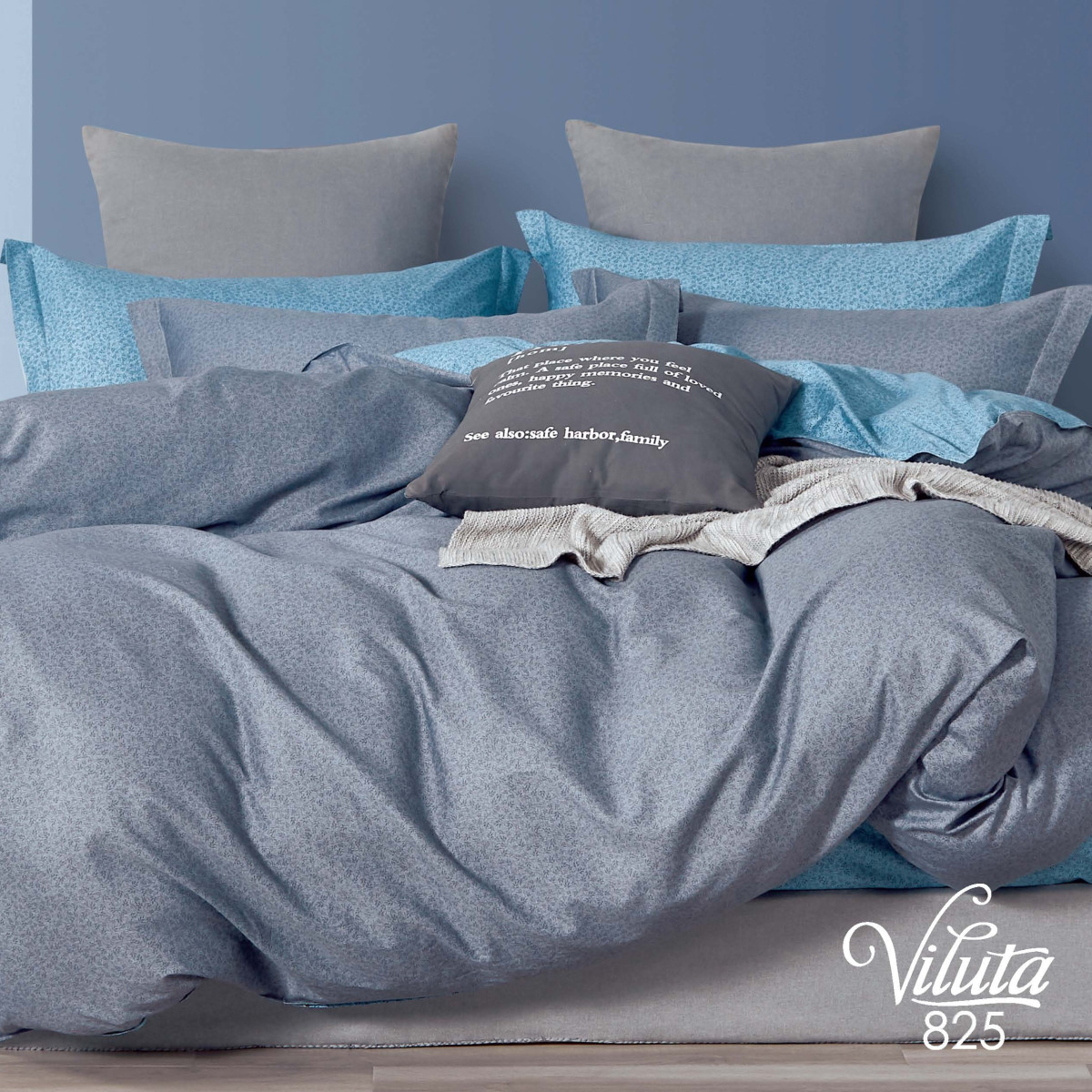 Комплект постельного белья Viluta Двуспальный Сатин Twill 825